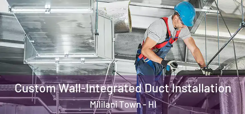  Custom Wall-Integrated Duct Installation Mililani Town - HI