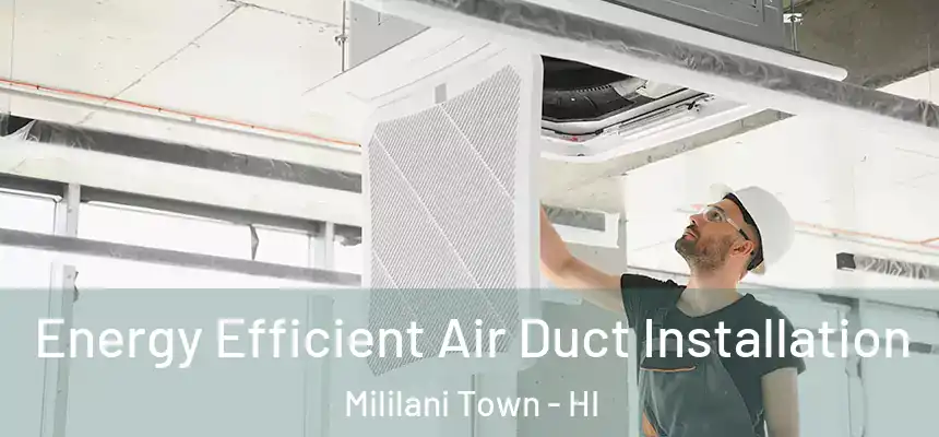  Energy Efficient Air Duct Installation Mililani Town - HI