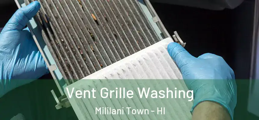 Vent Grille Washing Mililani Town - HI